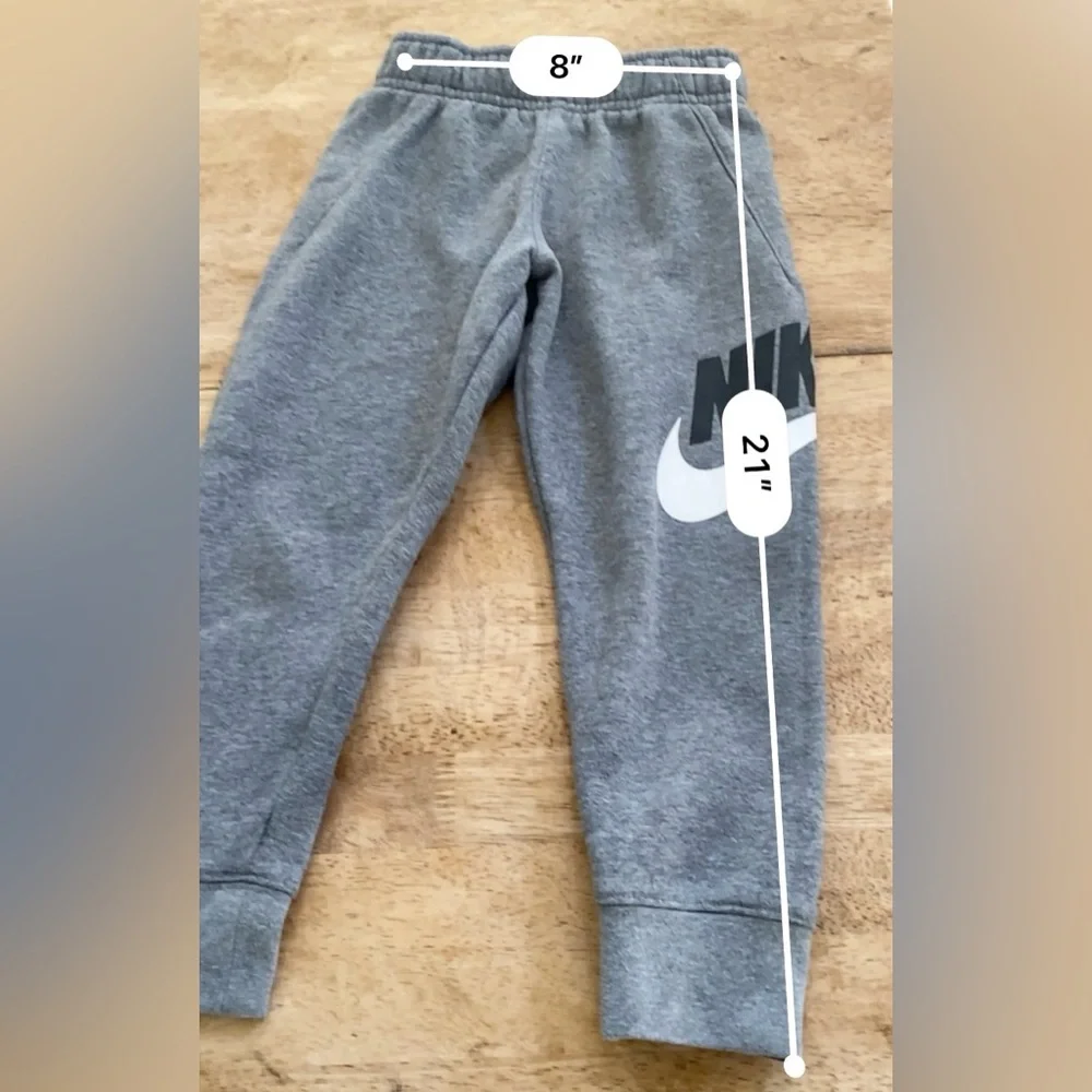Nike Kids‎ Club Sz 4 XS Carbon Heather Logo Joggers